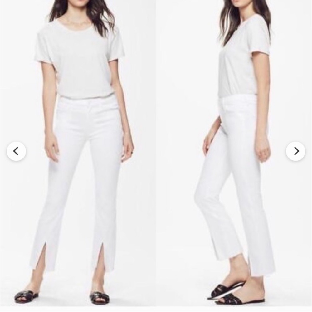 mother the insider slit ankle fray glass slipper  size 28 in pristine condition